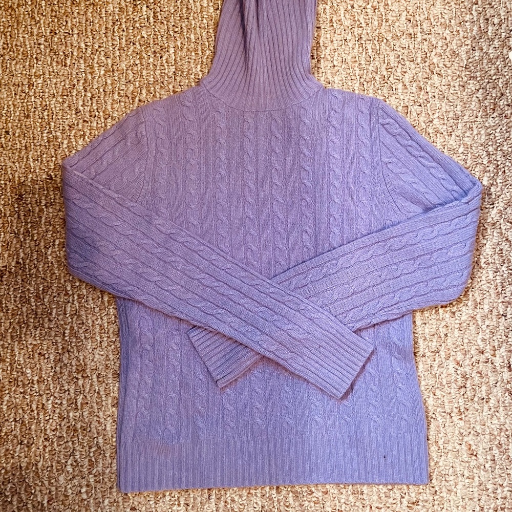 Jcrew  _ CableKnit Wool turtleneck - Size M